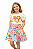 Conjunto Infantil Feminino Malwee Blusa Estampada + Saia - Imagem 1