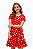 Vestido Juvenil Malwee Poá Charm Vermelho - Imagem 1