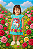 Vestido Infantil Kyly Unicórnio com Glitter e Flores - Imagem 2