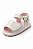 Sandália Infantil Branca com Coração - Imagem 1
