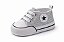 Tênis Infantil Prateado com Glitter e Cadarço - Imagem 1