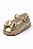 Sapatilha Infantil Dourada com Laço e Fivela - Imagem 1