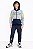 Conjunto Kyly Flanelado Game Sports com Capuz Mescla e Marinho - Imagem 1
