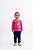 Conjunto Infantil Kyly Moletom Flanelado Pink - Imagem 1