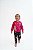 Conjunto Infantil Kyly Moletom Pink e Cinza Teddy Friend - Imagem 1