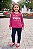 Conjunto Infantil Kyly Flanelado Pink e Marinho Happiness Only - Imagem 2