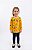 Conjunto Infantil Kyly Meia Estação Amarelo Floral e Legging Marinho - Imagem 1