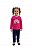 Conjunto Infantil Kyly Moletom Flanelado Pink e Marinho Be Amazing - Imagem 1