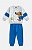 Conjunto Infantil Kyly Moletom Flanelado Mescla e Azul Let’s Run - Imagem 3