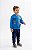 Conjunto Infantil Anale Moletom Flanelado Azul e Marinho – Cool Monster - Imagem 1