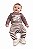 Conjunto Bebê Petutinha Body Manga Longa e Mijão Listrado Let’s Go - Imagem 1