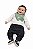 Conjunto Bebê Abrange Body e Calça Jeans Look e Bandana Hello Bear - Imagem 1