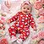Conjunto Mafessoni Body e Mijão Vermelho Docinhos e Corações - Imagem 2