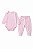 Conjunto Mafessoni Body e Mijão Canelado Rosa Delicado - Imagem 3