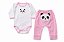 Conjunto Body e Calça Mafessoni Panda Rosa - Imagem 3