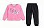 Conjunto Viston Moletom “Be Lovely” e Calça Preta - Imagem 3