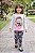 Conjunto Kyly Meia Estação Blusa Menina Fashion e Legging Estampada - Imagem 2