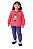 Conjunto Cato Lelé Moletom Lovely Girl Blusa com Capuz e Calça - Imagem 1