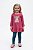 Conjunto Anale Meia Estação Coala Arco-Íris Blusa Alongada com Babado e Legging - Imagem 1