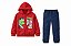 Conjunto Analê Moletom Dino Skate Jaqueta com Capuz e Calça - Imagem 3
