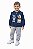 Conjunto Anale Moletom com Zíper Robôs Jaqueta com Capuz e Calça - Imagem 1