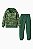 Conjunto Malwee Moletom Menino Jaqueta Camuflada com Zíper e Calça Verde - Imagem 3