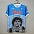 Camisa Napoli 2021-22 EA7 - Azul (Tributo a Maradona) - Imagem 1