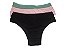 Kit 3 Calcinha Algodão Lisa Plus Size Adulto Linda Brasil - Imagem 4