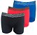 Kit Com 3 Cueca Boxer Catton Penteado Sortido - Imagem 1