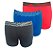 Kit Com 3 Cueca Boxer Catton Penteado Sortido - Imagem 2