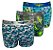 Kit  Com 3 Cueca Boxer  Microfibra Estampada Aquila Sortido - Imagem 2