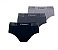 Kit Com 3 Cuecas Torp Slip Sem Constura Com Cores Sortidas - Imagem 1