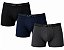 Kit 3 Cuecas Boxer Plus Size Microfibra Lisa Lipys - Ref402 - Imagem 1
