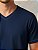 Pijama Masculino Adulto Omoss Manga Curta E Short - Jeans/Platina - Imagem 6