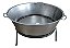 Tacho Redondo Para Banha N°5 Com Tripé - 90 Litros - Konzen - Imagem 1