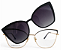 Armação de Óculos de Grau Feminino Clipon - Imagem 1