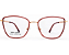 Armação de Óculos de Grau Feminino Metal - Imagem 1