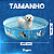 Piscina Para Pets Resistente de Lona Diversos Tamanhos Dobrável Colorida com Desenhos Verão - Imagem 2