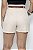 Short Alfaiataria Feminino Social Cintura Alta com Cinto – ELEGANCE BRAND - Imagem 5