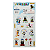 Cartela de Adesivos Stickers - nº23 - Smilinguido - Imagem 1