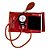 Kit Esfigmomanômetro Aneróide Bioland AN100 + Estetoscópio Duplo E100D – Vermelho Bordô - Imagem 2