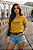 T-shirt Rainha- Mostarda - Imagem 2