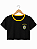 Cropped Escudo- Preto - Imagem 1