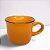 Caneca Zaro Café Laranja com Borda Preta 70ml - Imagem 4