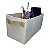 Caixa Organizadora 14x15x28 Bege Palha - Imagem 2