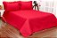 Kit Cobreleito Classic Queen 03 pçs Vermelho - Imagem 1
