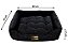 Cama Retangular para Cachorro ou Gato Luppet Luxo Preto Bolinhas - Imagem 12