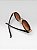 Oculos de Sol Marrom e Dourado - Imagem 1
