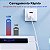 CARREGADOR 12W E CABO 2.4A LIGHTNING BRANCO 1HORA - Imagem 3