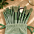 Kit de 13 pincéis para maquiagem + bag de veludo VERDE - Imagem 2